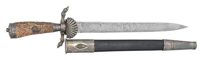 WWII GERMAN HUNTING ASSOCIATION DAGGER BY EICKHORN