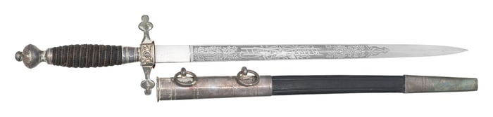 WWII GERMAN FIRE OFFICIAL'S DAGGER.