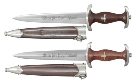 2 WWII GERMAN SA DAGGERS.