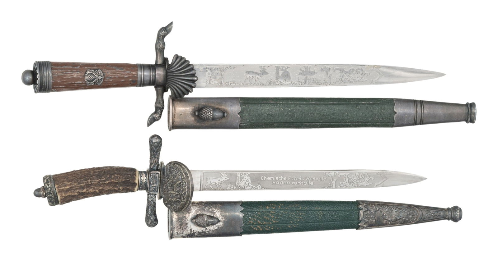 2 WWII GERMAN MINIATURE HUNTING ASSOCIATION (1 of 2)