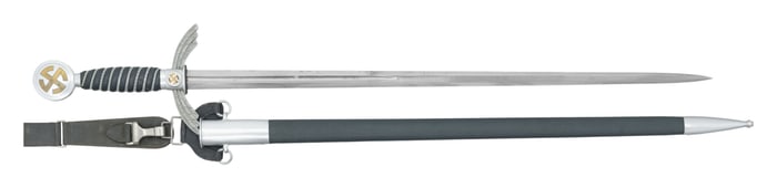 WWII GERMAN LUFTWAFFE SWORD WITH FELT SLEEVE.