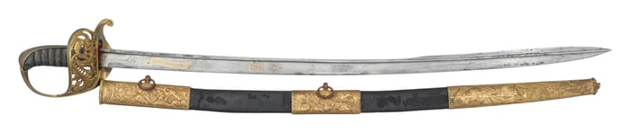 SWEDISH M1859 OFFICER'S SABER HOUSED IN A BRITISH