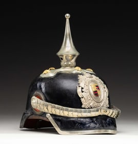 IMPERIAL GERMAN WURTTEMBERG FIRE CHIEF HELMET.