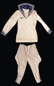 WWII GERMAN KRIEGSMARINE ENLISTED JUMPER & PANTS.