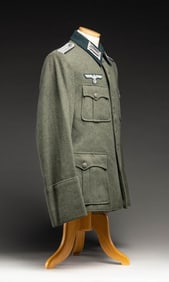 WWII GERMAN PIONEER LIEUTENANT'S UNIFORM COAT.