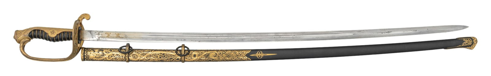 EXCEPTIONALLY HIGH GRADE JAPANESE ARMY OFFICERS (1 of 2)