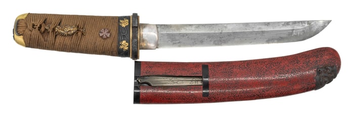 ORNATE EARLY JAPANESE TANTO.