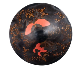 JAPANESE EDO OR MEIJI PERIOD LACQUERED WOOD