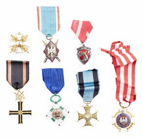 7 FOREIGN ORDERS AND MEDALS.
