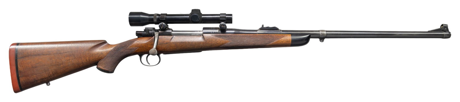 JACK LOTT CUSTOM MADE DANGEROUS GAME BOLT ACTION: RIFLE FOR G&A EDITOR HOWARD FRENCH (CONSIGNOR STATES). Cal. 458 Win Mag. S# 5952n. Jack Lott was trained as a machinist and worked for Pachmayr in the 60's. He was also a gun writer with articles in "