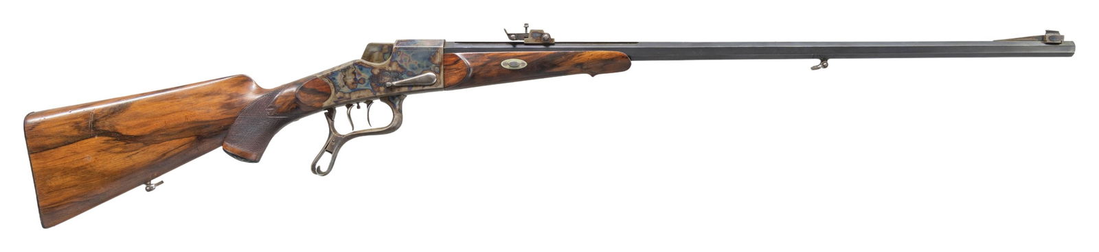 GERMAN FALLING BLOCK STALKING RIFLE (1 of 4)