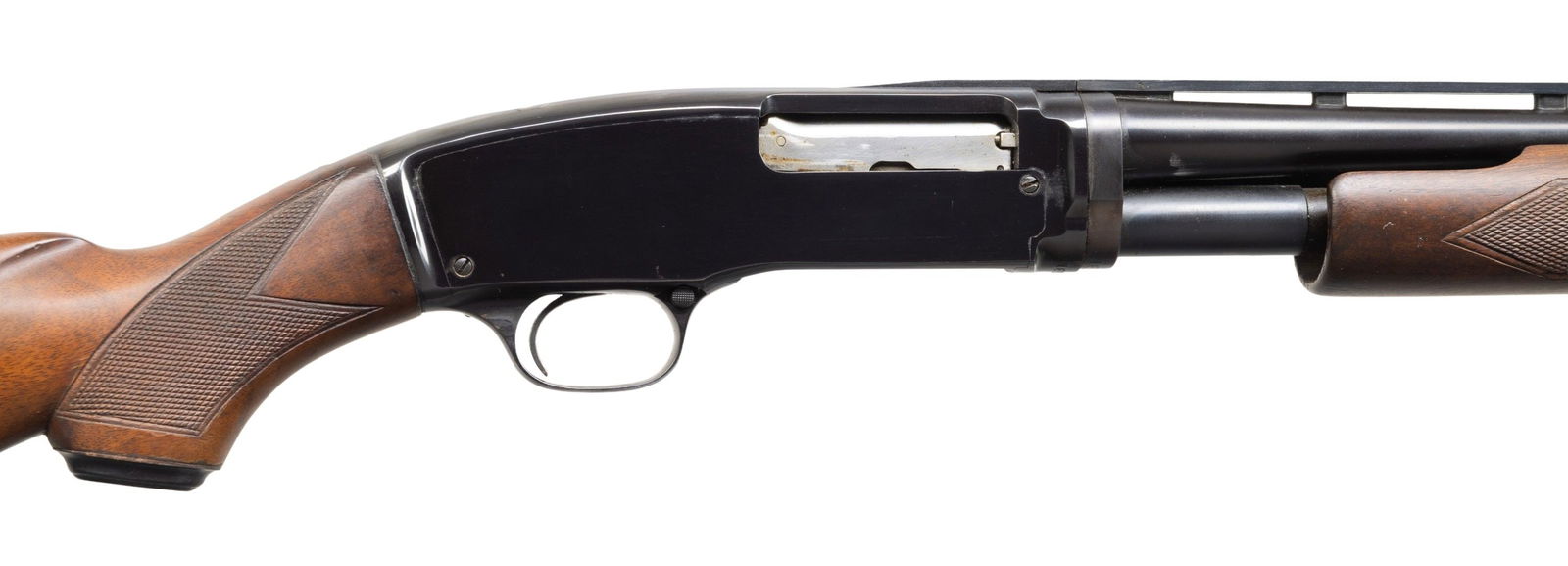 WINCHESTER MODEL 42 SKEET GRADE PUMP SHOTGUN. (1 of 4)