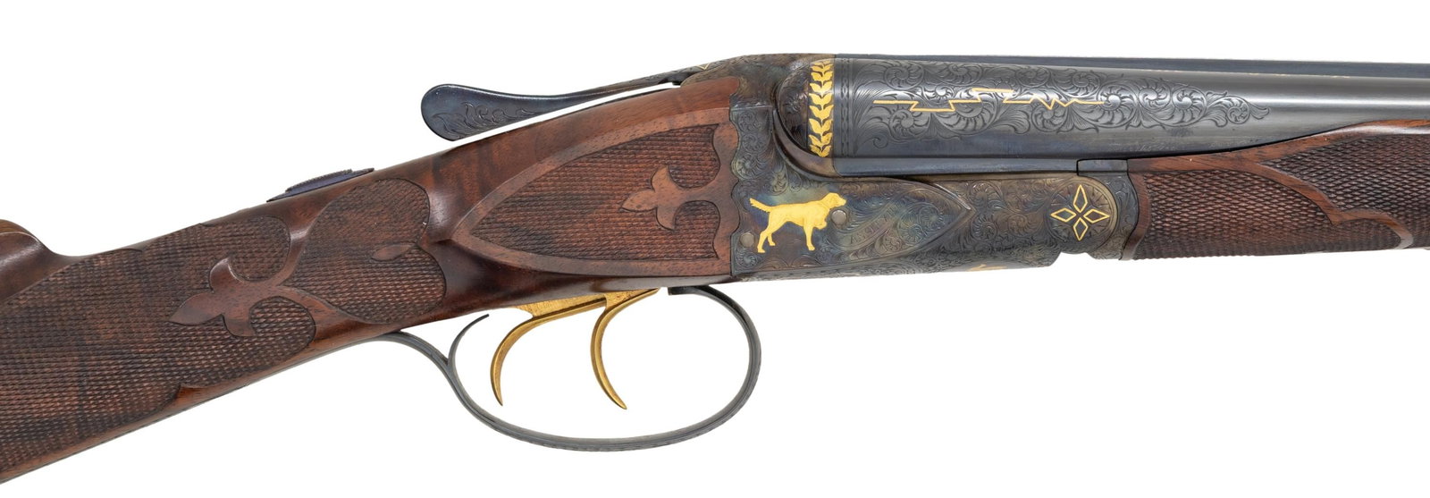 SUBLIME CSMC FOX FE GRADE .410 W/ DOUBLE TRIGGERS: AND BEAVERTAIL FOREND. Cal. .410 3". S# F205846. The CSMC made Fox shotguns have gained a stellar reputation over the years and many feel they are indeed "The Finest Gun in the World". This fine high