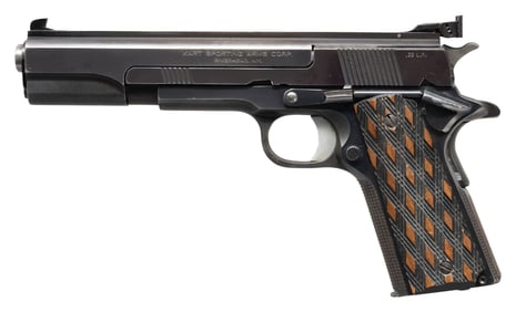 COLT / KART 22 LR CUSTOM SEMI-AUTO TARGET PISTOL.