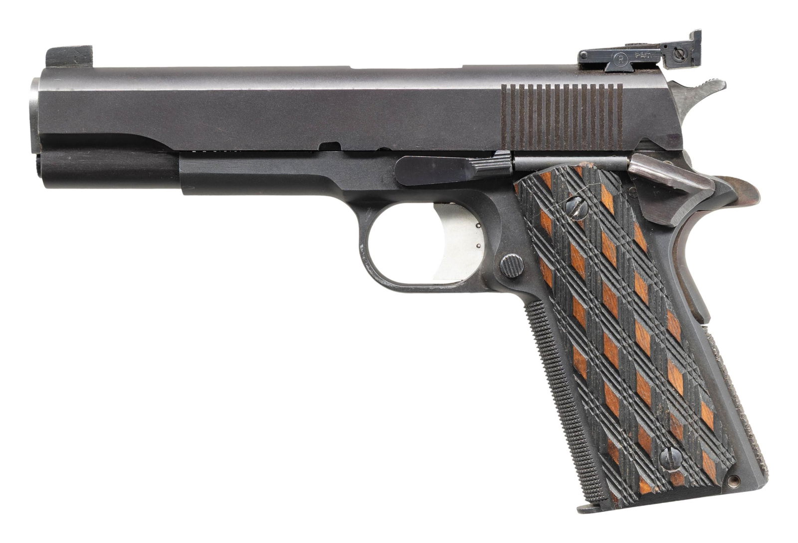 CASPIAN 1911 GOVERNMENT SEMI-AUTO TARGET PISTOL. (1 of 2)