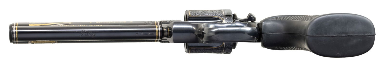 KENN PAULSON ENGRAVED "BACK THE BLUE" COLT PYTHON - 5