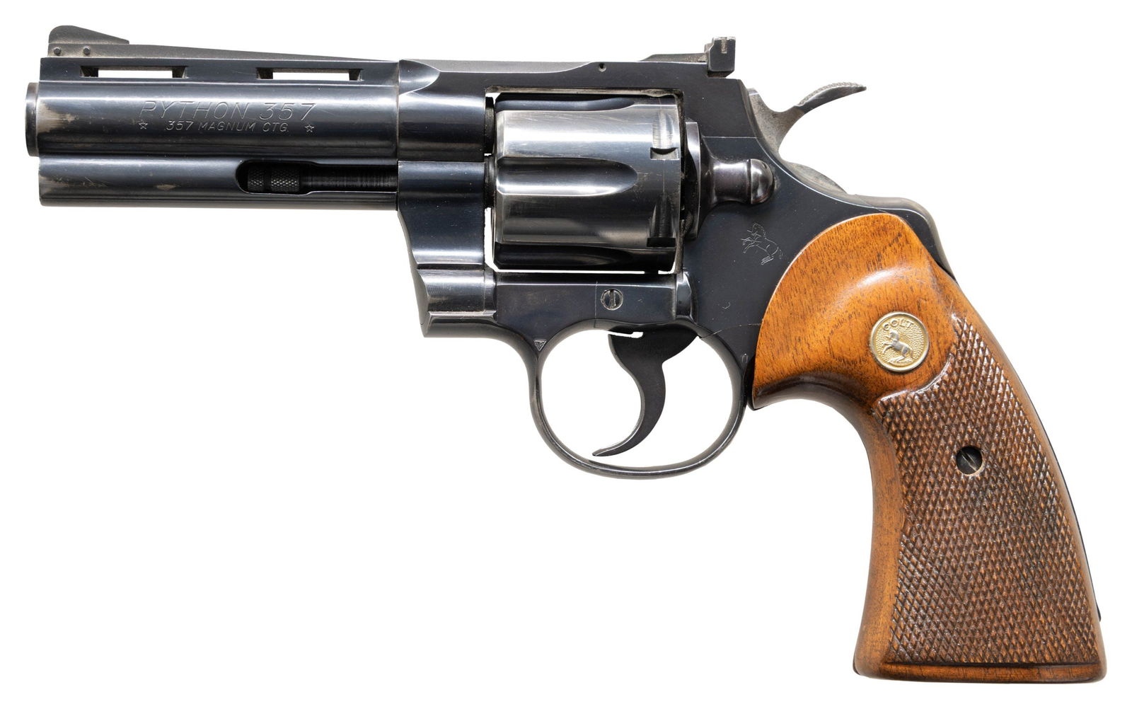 COLT PYTHON DOUBLE ACTION REVOLVER. (1 of 2)