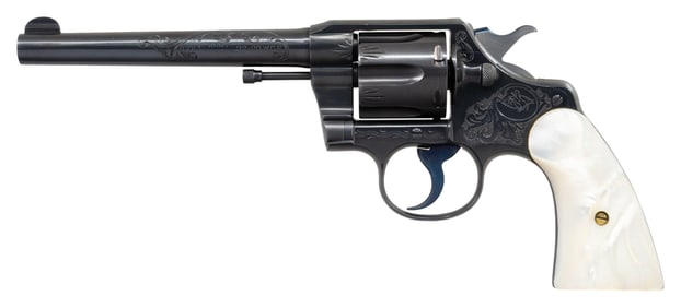 VERY RARE WILBUR GLAHN FACTORY ENGRAVED COLT ARMY