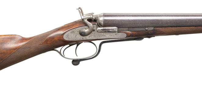 GEORGE JEFFRIES SIDE OPENING UNDER LEVER HAMMER