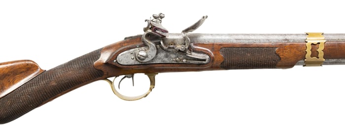 FINE ITALIAN O/U FLINTLOCK FOWLER BY CASTIGLIONE.