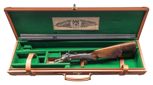 HIGH QUALITY HAMMER DOUBLE RIFLE BY H. SCHERPING