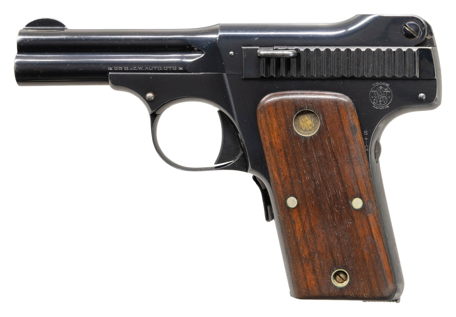SMITH & WESSON MODEL 1913 SEMI AUTO PISTOL. (1 of 2)