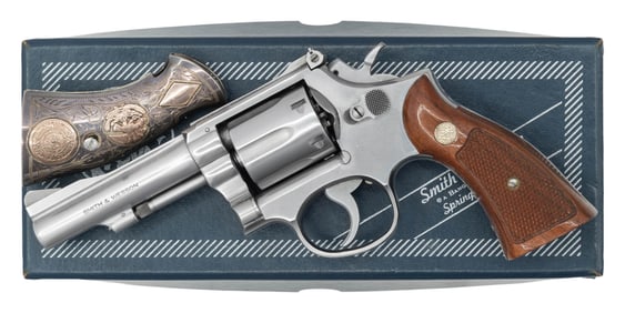 SMITH & WESSON MODEL 67 DA REVOLVER.