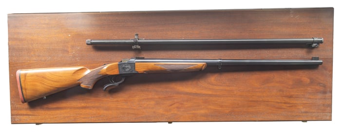 CASED RUGER No. 1 LYMAN 1 of 1000 COMMEMORATIVE