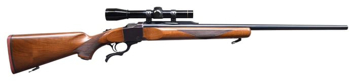 300 WIN MAG. RUGER NO. 1-B SINGLE SHOT RIFLE WITH