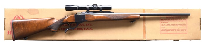 30-06 RUGER NO. 1-B SINGLE SHOT RIFLE WITH LYMAN