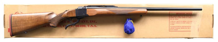 RUGER No. 1-B 338 WIN. MAG. FALLING BLOCK RIFLE.