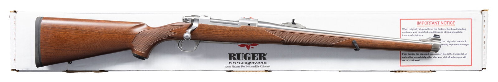 NEAR NEW, LIPSEY'S EXCLUSIVE RUGER M77 HAWKEYE (1 of 5)