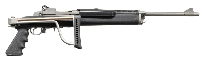RUGER STAINLESS MINI-14 SEMI-AUTO CARBINE WITH