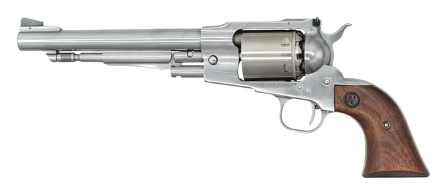 RUGER FIRST YEAR STAINLESS OLD ARMY REVOLVER.