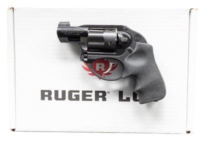 RUGER 38 SPL. LCR DAO REVOLVER & POCKET HOLSTER.