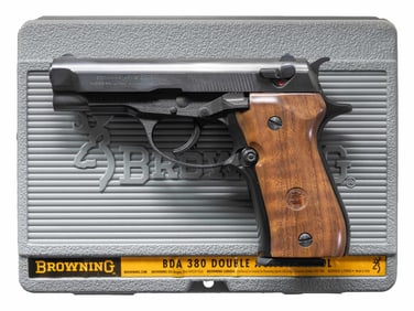 BROWNING BDA SEMI AUTO PISTOL.