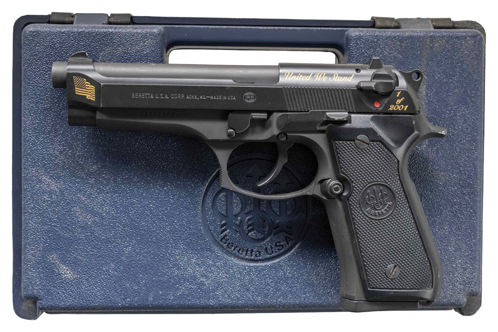 BERETTA 92FS UNTIED WE STAND COMM SEMI AUTO PISTOL (1 of 2)