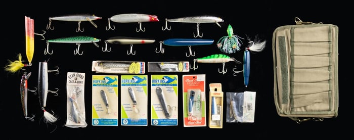 LOT OF SALTWATER LURES.