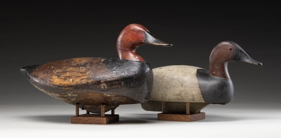 2 CANVASBACK DECOYS.