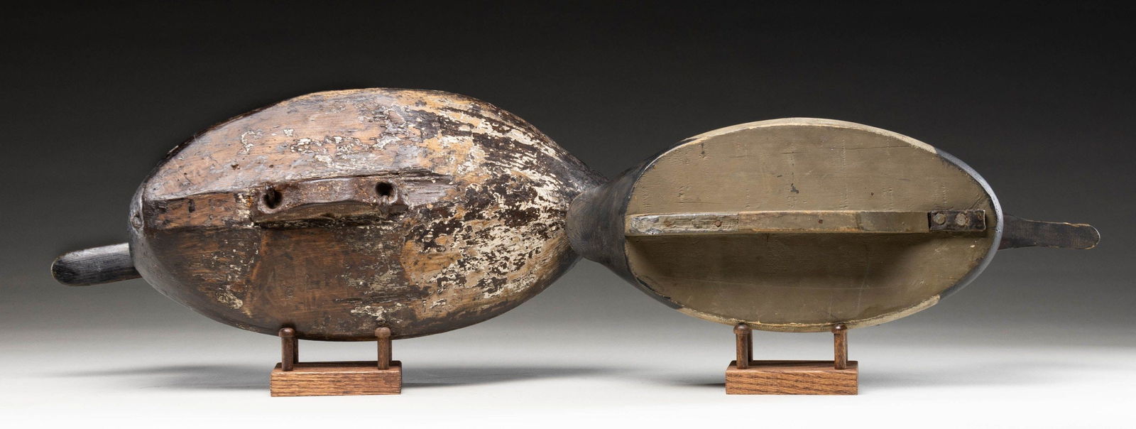 2 CANVASBACK DECOYS. - 3