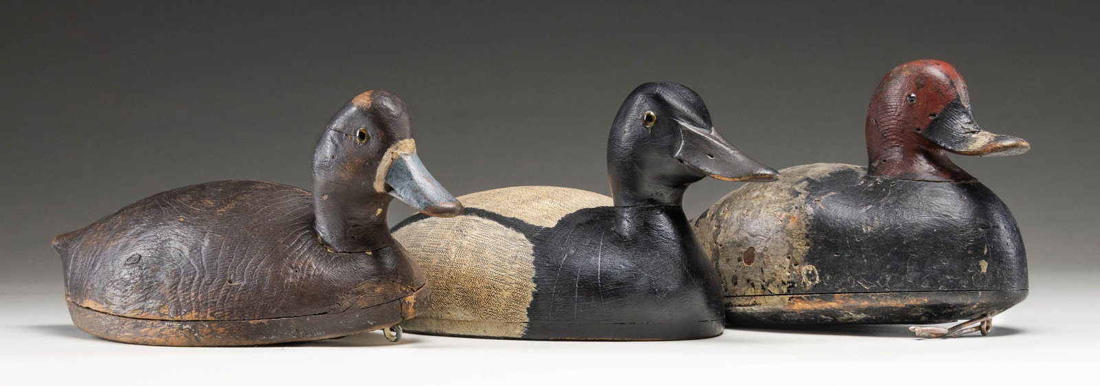 3 FLAT BOTTOM DECOYS. (1 of 4)