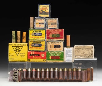 LOT OF VINTAGE SHOTGUN AMMUNITION.