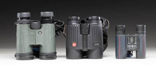 3 PAIR GOOD QUALITY BINOCULARS.