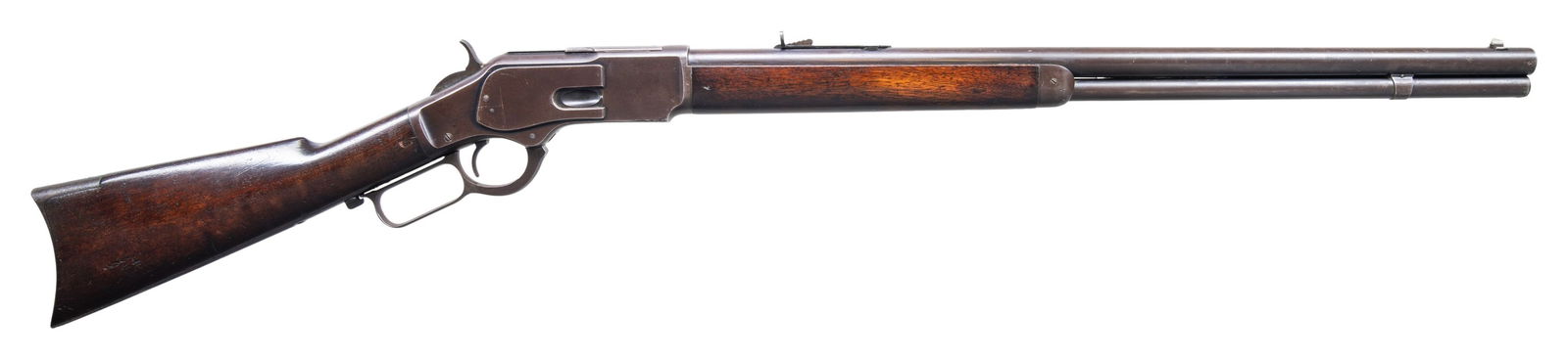 WINCHESTER 1873 THIRD MODEL LEVER ACTION RIFLE. (1 of 4)