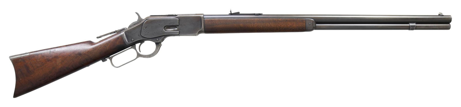 WINCHESTER 1873 THIRD MODEL LEVER ACTION RIFLE. (1 of 4)