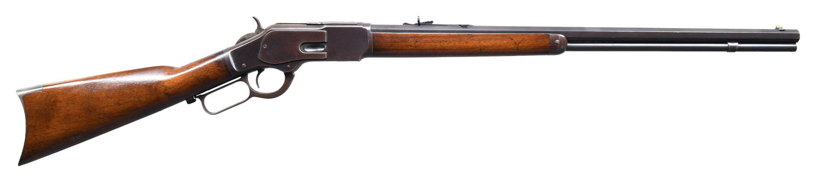 WINCHESTER 1873 THIRD MODEL LEVER ACTION RIFLE. (1 of 4)