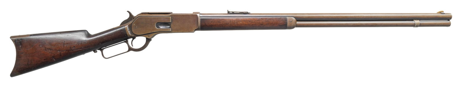 WINCHESTER MODEL 1876 LEVER ACTION RIFLE. (1 of 5)