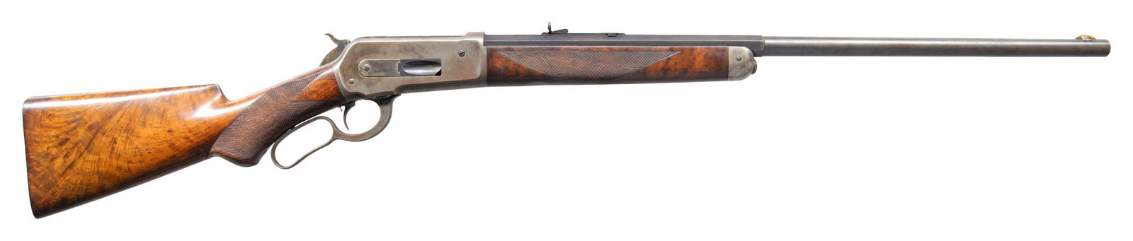 WINCHESTER MODEL 1886 DELUXE LEVER ACTION RIFLE. (1 of 5)