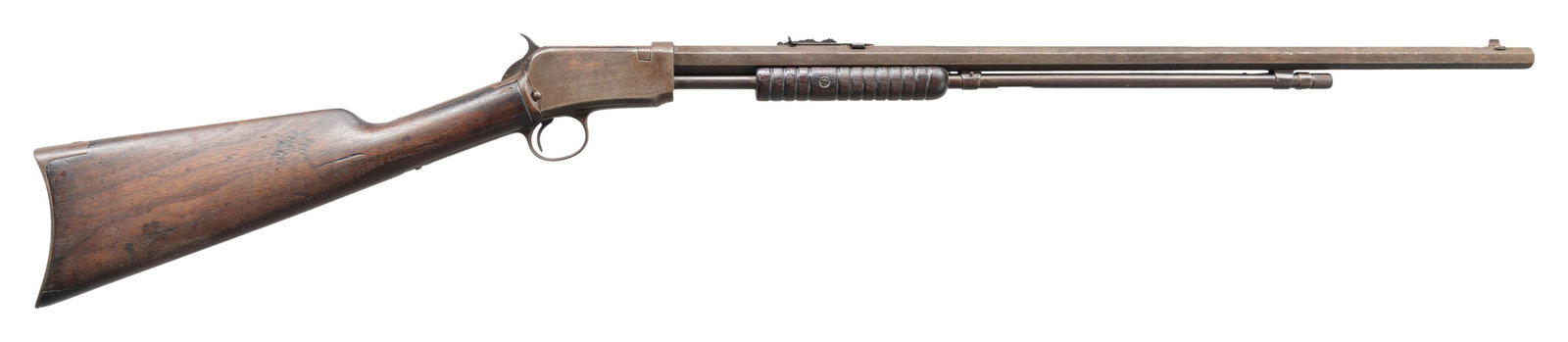 WINCHESTER MODEL 1890 SLIDE ACTION RIFLE. (1 of 4)