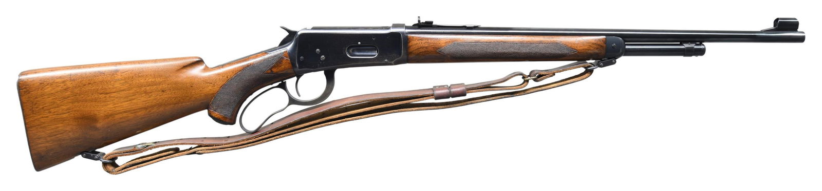 WINCHESTER MODEL 64 DELUXE LEVER ACTION CARBINE. (1 of 4)